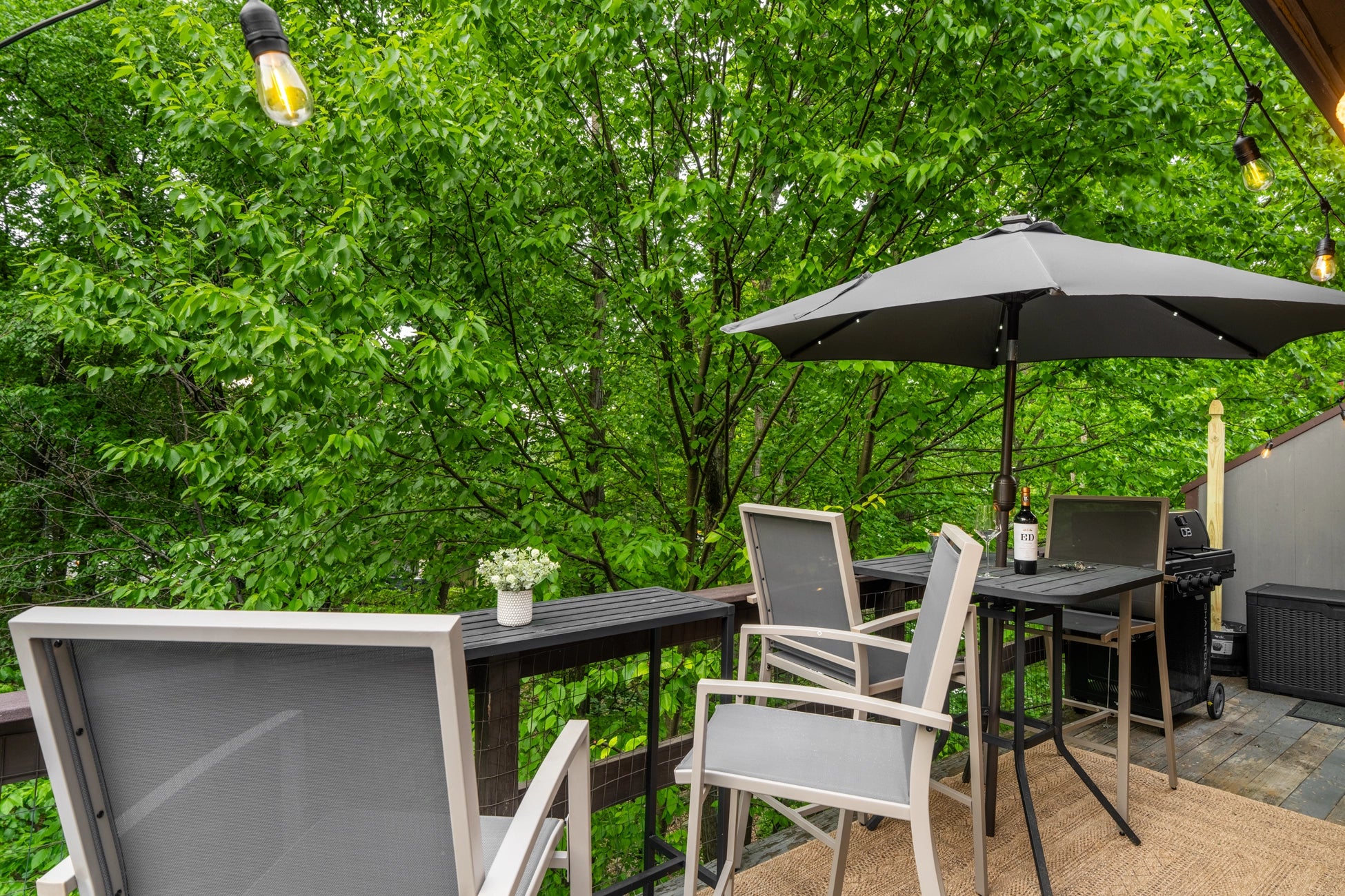 Airbnb Photography in Tannersville, PA | Twilight Deck Retreat