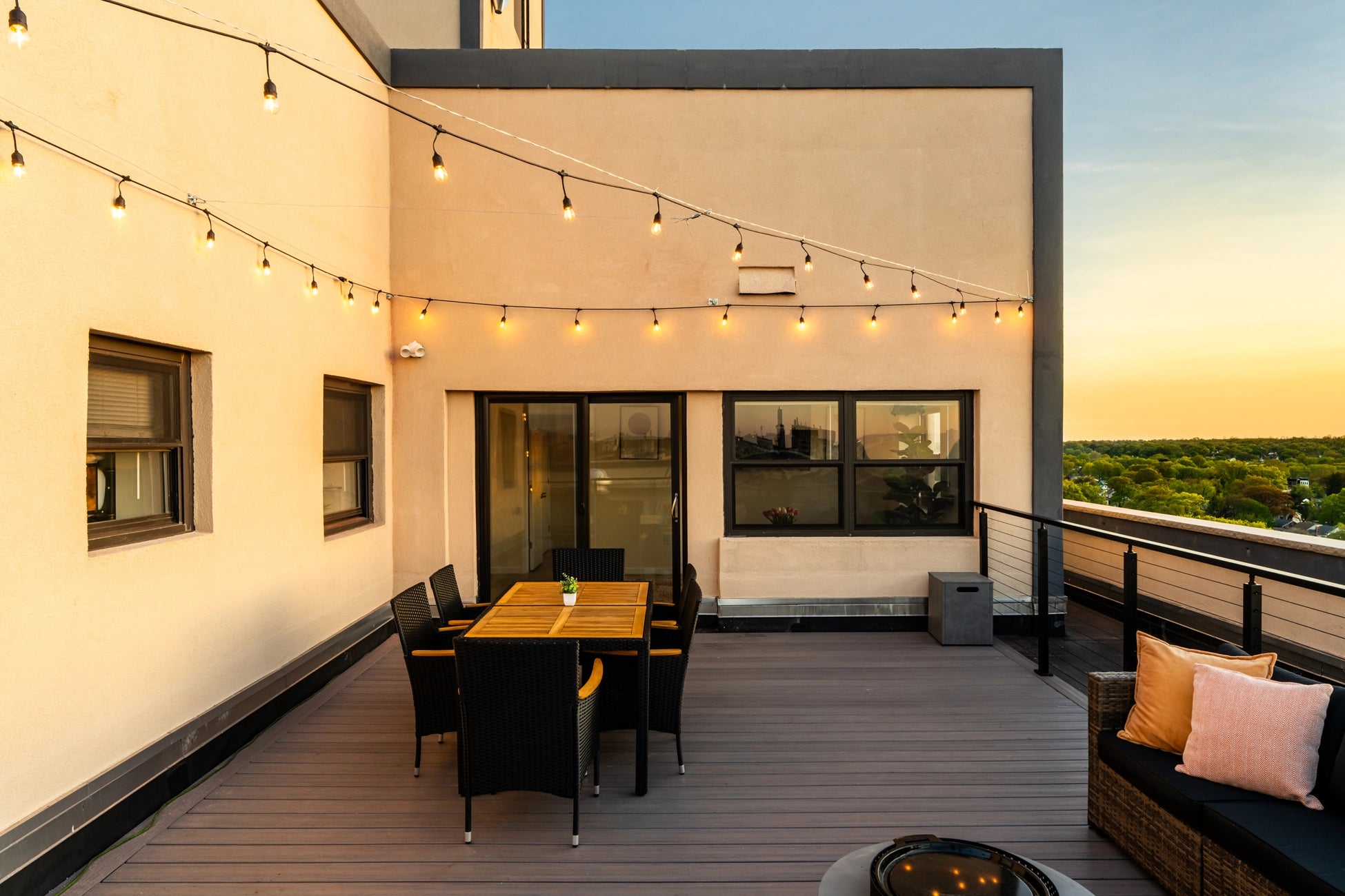 Airbnb Photography in East Orange, NJ | Rooftop Urban Retreat