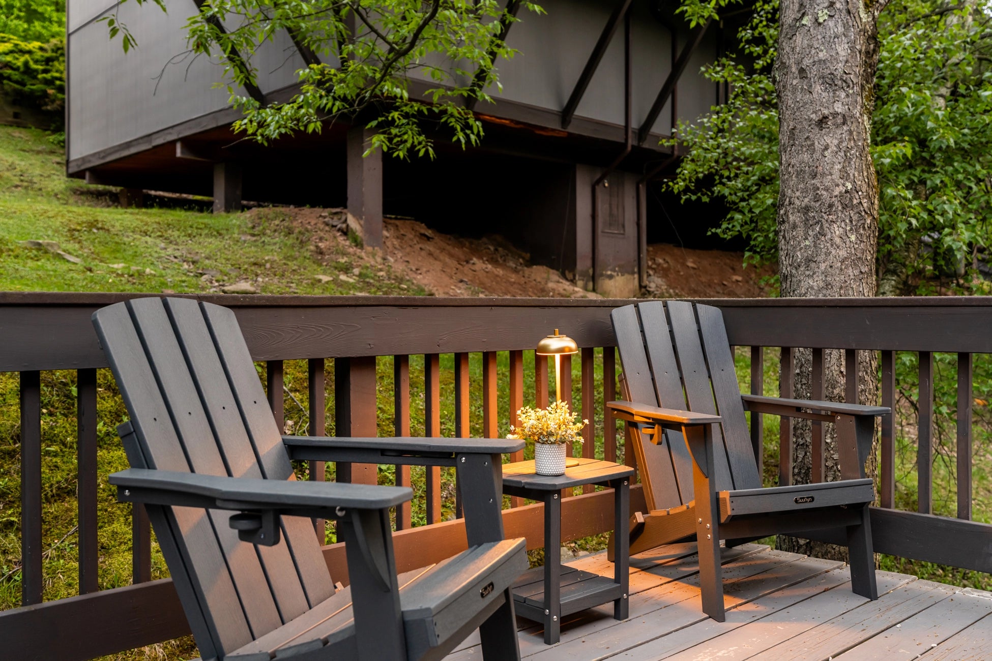 Airbnb Photography in Tannersville, PA | Twilight Deck Retreat